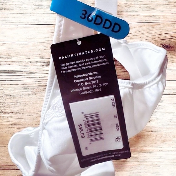 Bali Women’s Passion For Comfort Minimizer Underwire Bra, White 36DDD - Picture 12 of 16